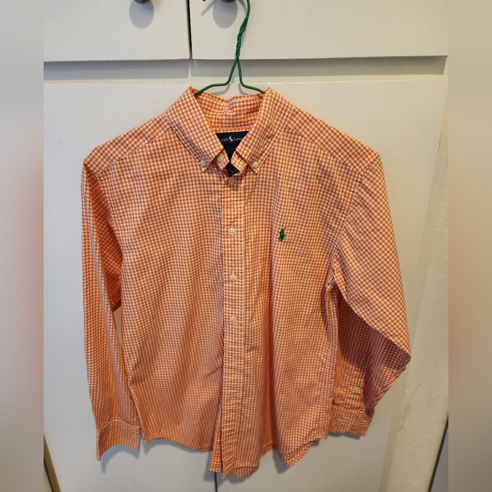 Barely Worn- Polo Ralph Lauren Boy M (10-12) Button Up Shirt